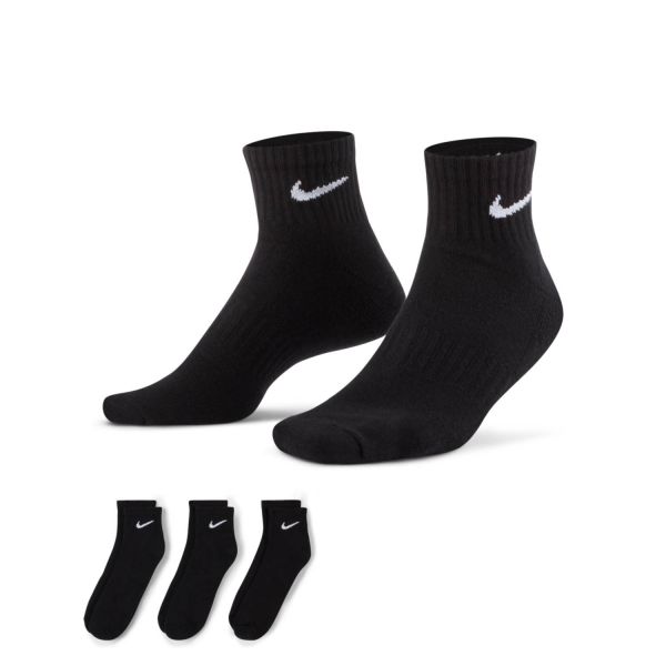 Nike Everyday Cushioned - Calcetines hasta el tobillo de entrenamiento (3 pares)