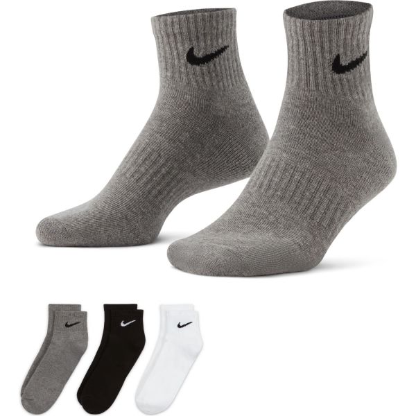 Nike Everyday Cushioned - Calcetines hasta el tobillo de entrenamiento (3 pares)
