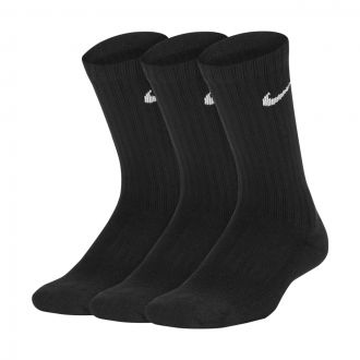 Medias Nike Everyday Cushioned Crew Kids Negro Niños 