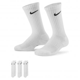Medias Nike Everyday Cushioned Crew Kids Blanco Niños 
